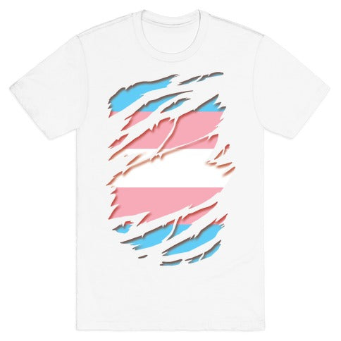 Ripped Shirt: Trans Pride T-Shirt